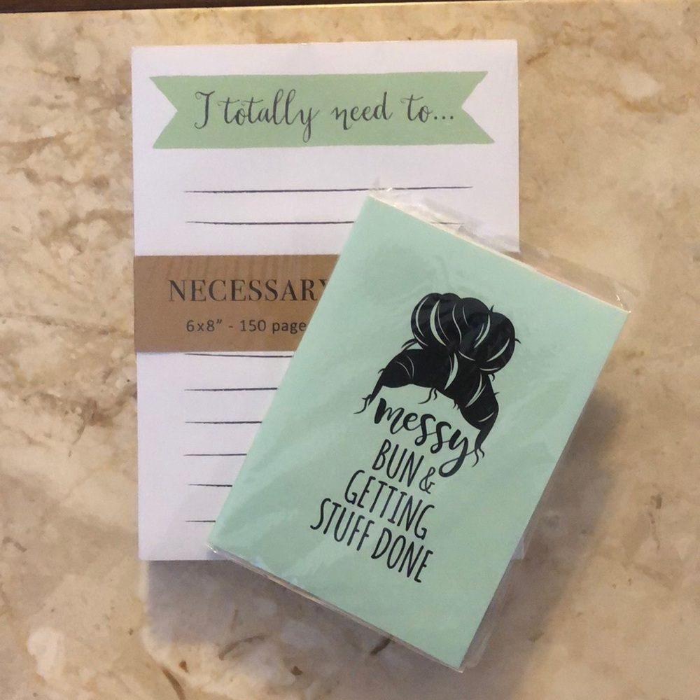 Cute Mint Green Notepad Duo